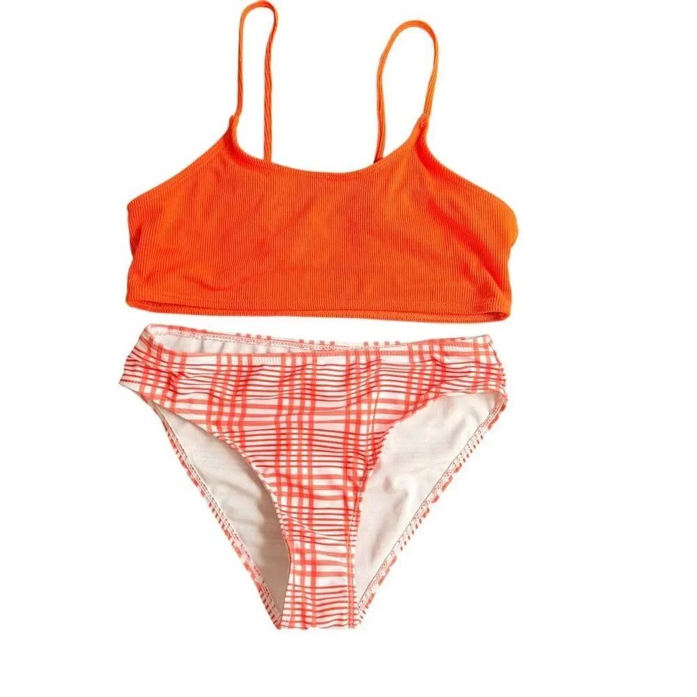 SHEIN Orange 2-Piece Bikini